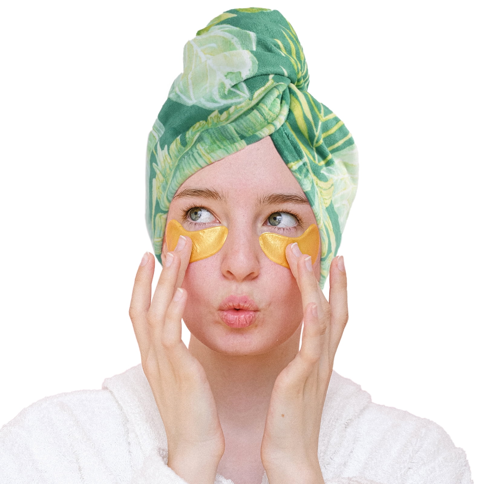 Microfiber Hair Towel Wrap, Hair Turbans for Wet Hair, Quick Drying