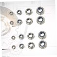 thumbnail image 3 of FONDOTIN 180Pcs Stainless Steel Locknuts for Mechanical Joining with Shockproof Function and Hexagonal Shape, 3 of 8