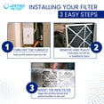 thumbnail image 4 of 14x20x1 Pleated Furnace Air Filter Pack of 12 – Protective MERV 11 Furnace Filter for Clean, Healthy Air - Efficient, Home Climate Control HVAC Filters - Perfect Replacement House Air Filters, 4 of 6