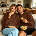 thumbnail image 5 of Snack Hoodie With Pouch Cat Pouch Hoodie Puppy Holder Pullover Top Unisex Oversized Hoodies Pet Holder Cat Dog Large Pouch Carriers Pullover Sweatshirts Sweater Tops Fall Winter Clothes, 5 of 7