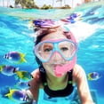 thumbnail image 6 of BIQIANWO 's Snorkel Set, Unisex 'swimming Goggles, Anti-fog Diving Mask And Dry-top Snorkel Combination Set, 6 of 9