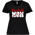 thumbnail image 3 of Inktastic Baseball Mom Women's Plus Size T-Shirt, 3 of 5