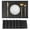 Black, variant on Lnrkai Placemats Set of 6, Wipeable Washable PVC Vinyl Kitchen Table Placemat, Modern Place Mats for Indoor/Outdoor Dining, Grey, 12"x17"