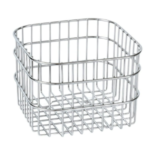 Cesta de alambre para almacenamiento, cesta de alambre para frutas, moderna, para el hogar, con marco de almacenamiento hueco. 112x112x102cm