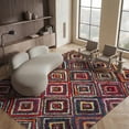 thumbnail image 3 of Safavieh Fiesta Edden Geometric Shag Area Rug, Multi, 5'1" x 7'6", 3 of 9