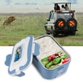thumbnail image 2 of Car Heating Lunch Box,24V Food Warmer,1.5L Portable 24V Car Electric Heating Lunch Box Bento Food Warmer Container for Traveling, 2 of 5