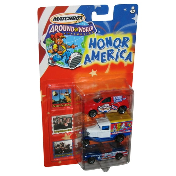Matchbox Honor America (2003) Around The World Toy Car 3-Pack