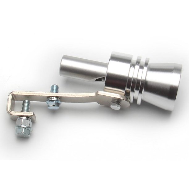 Dispositivo de reacondicionamiento de vehículos de 2 piezas, silenciador de sonido turbo, sirena de tubo de escape turbo, silbato turbo modificado para automóvil, imitador de siren