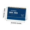 thumbnail image 3 of ToyKingdee 2026-2028 Desktop Calendar Small Flip Calendar Standing Office Home Desktop, Small Desk Calendar from Jan 2026 to Dec 2028, Desk Calender Monthly Planner To-Do List, 3 of 9