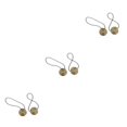 thumbnail image 1 of yingyy 1/2/3/5 2 Pièces Rideau Tieback Ronde Polyester Remplacement Simple Style Ménage Cuisine Parasol Drapé Fixation Fixation Bronze 3PCS, 1 of 6