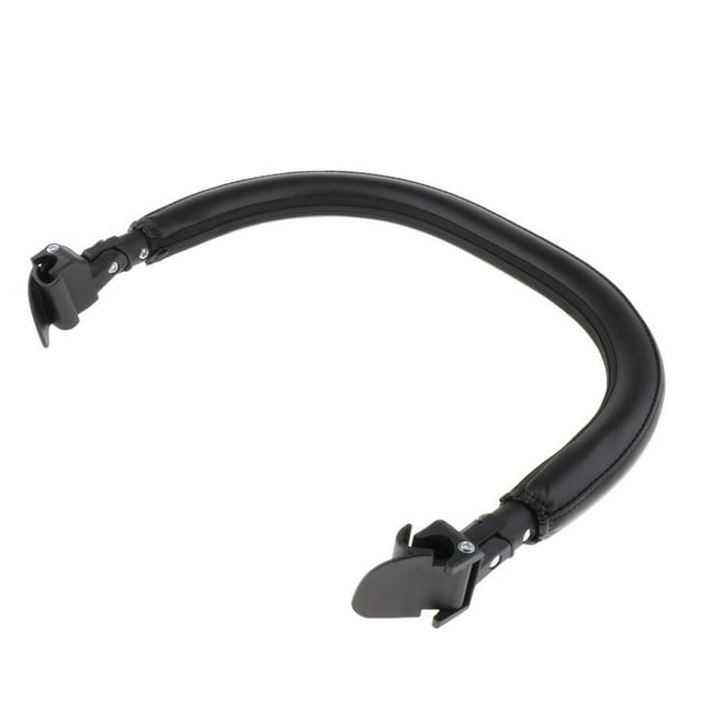 Pram Accessory Black Leather Handlebar Armrest Bumper for