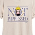 thumbnail image 3 of Disney Villains - Not Impressed - Women's Oversized T-Shirt, 3 of 5