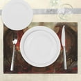 thumbnail image 3 of Ambesonne Fantasy Place Mats Set of 4, Devil Wings Themed Design, Standard Size, Red Grey, 3 of 6