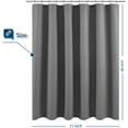 thumbnail image 2 of Sage Green Shower Curtain Waffle Weave - Hotel Luxury Heavyweight Thick Fabric Shower Curtains for Bathroom, Water Repellent, 71 x 72 inches, 2 of 5
