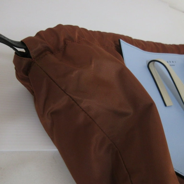 バッグ MARNI GUSSET DRAWSTRING SHOULDER TOTEBAG Pre-Owned MARNI GUSSET Leather Drawstring Tote Bag One