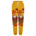 thumbnail image 3 of Fiaer Thanksgiving Sweatpants Women Cute Funny Graphic High Waisted Pants Plus Size Casual Trendy Drawstring Trousers with Pocket Yellow XL, 3 of 3