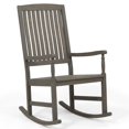 thumbnail image 1 of Noble House Arcadia Outdoor Acacia Wood Rocking Chair in Gray (Set of 2), 1 of 13
