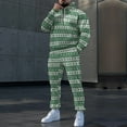 thumbnail image 2 of CONZONE Christmas Mens 2 Piece Sweatsuits Casual Men's Jogging Tracksuit Set Xmas Graphic Print Pullover Hoodie Pants Sweat Suit for Men Cozy Fall Winter Athletic Track Suit Outfits, 2 of 9