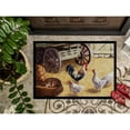 thumbnail image 3 of Rooster and Hens Chickens in the Barn Door Mat, 3 of 4