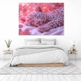 thumbnail image 6 of Mudket Sleeping White Leopard Cub with Pink Glow Canvas Wall Art, Cute Nursery Animal Paintings for Bedroom Print for Girls Baby Room Home Decor , Framed Ready to Hang - 12"L x 8"W, 6 of 9