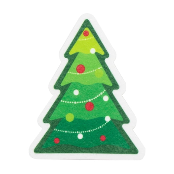 Christmas Kitchen Sponges Reusable Double-Sided Dish Scrub Sponge for Washing Dishes, Pots, and Pans, and Long-Lasting Household Cleaning Pad