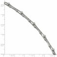 thumbnail image 4 of Sterling Silver Anklet 9 inch mm Double Strand w/.5in ext., 4 of 5