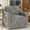 Grey, variant on ZBOM 360° Swivel Modern Accent Chair, Large Comfy Reading Chairs, Accent Square Single-seat Armchair Upholstered Sofa for Reading, Living Room, Bedroom, Beige