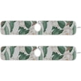 thumbnail image 3 of Coolnut 2 Pack Faucet Mat Splash Guard for Kitchen Sink,Camellia Gray Leaves 30x5 Inch Super Absorbent Microfiber Sink Protector Mat, Kitchen Sink Mat Machine Washable Kitchen Sink Accessories, 3 of 7
