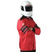 RaceQuip 111012RQP 110 Series Driving Jacket SFI 3.2A/1 Red/Black Stripe Small
