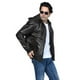 thumbnail image 1 of Chaqueta Leather Resistente con Capucha para Hombre, 1 of 7