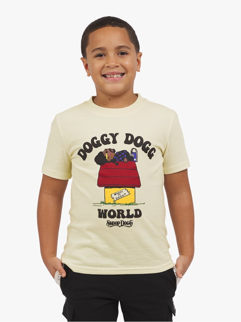 Dogg Supply Boys Short Sleeve Doggy Dogg World Graphic T-Shirt