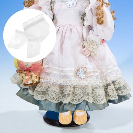 RENACLIPY Plush Doll Clothes Set Including White Underwear and Socks for 18-Inch Dolls Accessories