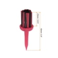 thumbnail image 2 of Uxcell 2.4 Inch Golf Tee Brush Top, 12 Pack Unbreakable Plastic Golfing Tees for Men and Women, Red, 2 of 6