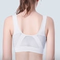 thumbnail image 6 of Women's Seamless Sports Bra High Support Breathable Workout Bra Wireless Yoga Fitness Athletic Tops White 40, 6 of 6
