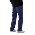 thumbnail image 5 of Men's Baggy Sweatpants Heavyweight Fleece Cargo Pants Wide Leg Loose Fit Casual Joggers Sweat Pants for Men with Pockets, 5 of 9
