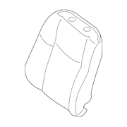 Genuine OE Infiniti Seat Back Assembly - 87650-9NC9A