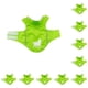 thumbnail image 3 of Methold Chubasquero impermeable para perros, elegante, fácil de limpiar, cómodo, revestimiento impermeable, chubasquero para perros verde L verde l 10Conjunto, 3 of 6