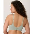 thumbnail image 3 of Bali Cotton Collection 2-Ply Underwire Bra Seagrass Green 40DD, 3 of 5