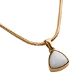 thumbnail image 3 of Collares para Mujer Oro 18k con Piedra de Nacimiento, LuckyLy Acero Inoxidable Baño Oro 18k, Cadena y Dije – Joyería ideal como Regalos para Mujer Cumpleaños y Regalos para Mamá Navidad, blanco Marzo, 3 of 7