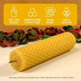 thumbnail image 3 of Beeswax Taper Candles 30 Pcs, Handmade Natural Organic Pure Honeycomb-Cotton Wick–Luxury Premium Beeswax Decorative Candles Taper-3Box, 3 of 5