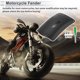 thumbnail image 2 of Guardabarros de motocicleta de plástico único para la rueda delantera, protector contra salpicaduras, cubre ruedas para Harley Cruiser Chopper Bobber, 1 juego negro 01 con tornillos de montaje 22x11cm, 2 of 6