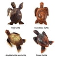 thumbnail image 3 of Turtle Wood Carving Decor Simulation Animal Resin Tortoise Sculptures Gift Ornament, 3 of 11