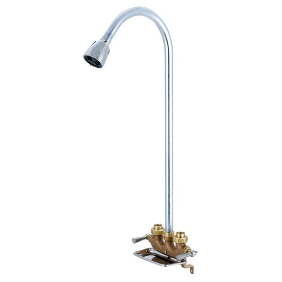 Central Brass 0477 Two Handle Utility Shower Commercial Quality