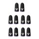 thumbnail image 1 of Guantes Sensibles Inteprter 10 Piezas Gaming Fingertip Tejido Transpirable Antihuellas Portátiles Púrpura Tipo 2, 1 of 6