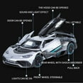 thumbnail image 3 of Modèle Réduit de Voiture de Sport Échelle 1:24 Jouet Modifié en Métal Moulé sous Pression Véhicules à Roues Libres Simulation Son & Lumière Cadeau pour Enfants Rouge, 3 of 6