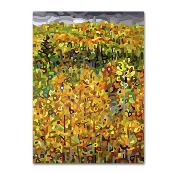 Trademark Fine Art "Towards Autumn" Canvas Art by Mandy Budan