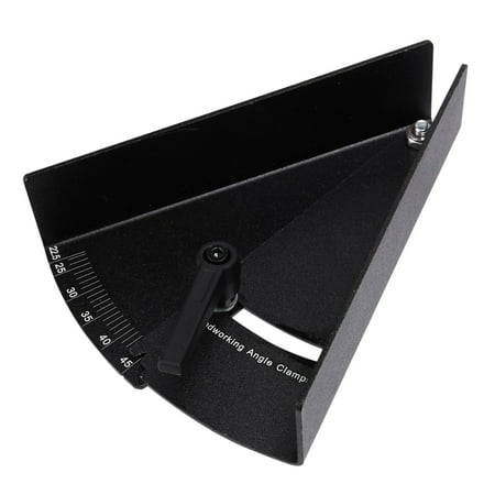 

Measuring Cutting Tool Adjustable Angle Clamp Protractor Corner Clamp Woodworking Measuring Tools-45 Degree