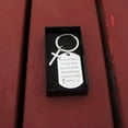 thumbnail image 6 of Inspirational Scripture Metal Key Chains with Cross Pendant - Bible Verse Keychain Religious Gift for Christian, 6 of 13
