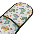 thumbnail image 2 of Dailycode Double Sided Oven Mitt with Loop Heat Resistant Kitchen Long Potholders 7" x 35" Cartoon Duck and Star, 2 of 6