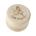 thumbnail image 4 of Caja de hada de los dientes, caja de madera para guardar dientes de bebé, caja de recuerdo de cabello fetal para regalo de cumpleaños para niños y Estilo B, 4 of 10